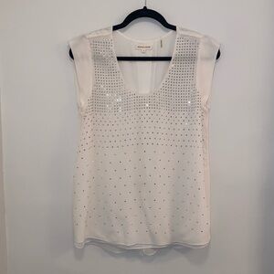 Rebecca Taylor Studded Silk Blouse